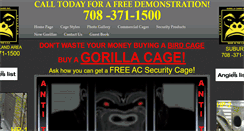 Desktop Screenshot of gorilla-cage.com